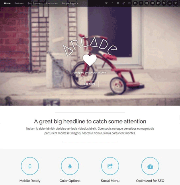 Arcade WordPress Theme