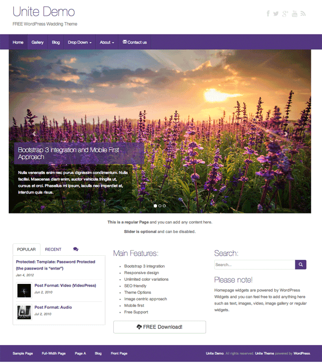 Unite WordPress Theme