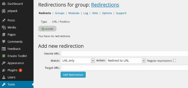 Redirection Plugin