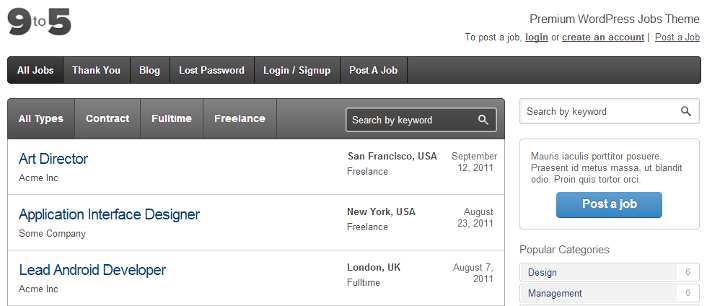 4 Best Job Board Themes for WordPress