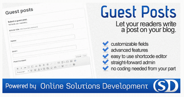 WordPress Guest Posts