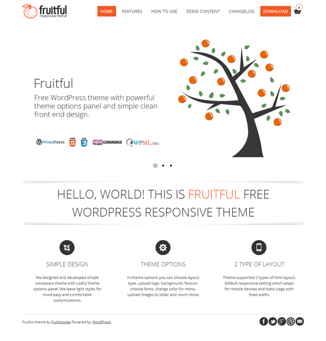 Fruitful WordPress Theme