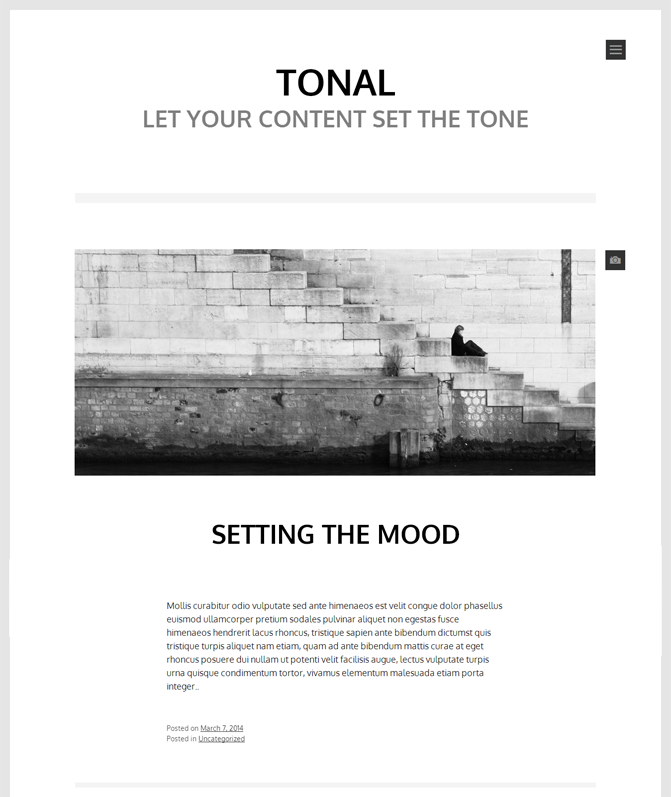 Tonal WordPress Theme