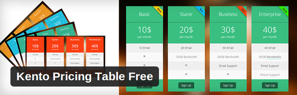 Top 5 free plugins for adding pricing pages to your WordPress site