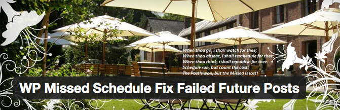 WP Missed Schedule Fix Failed Future Posts