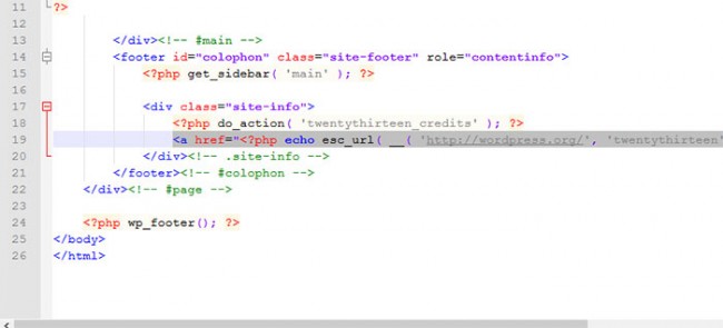 WordPress Theme Header and Footer page5- Modify WordPress theme header