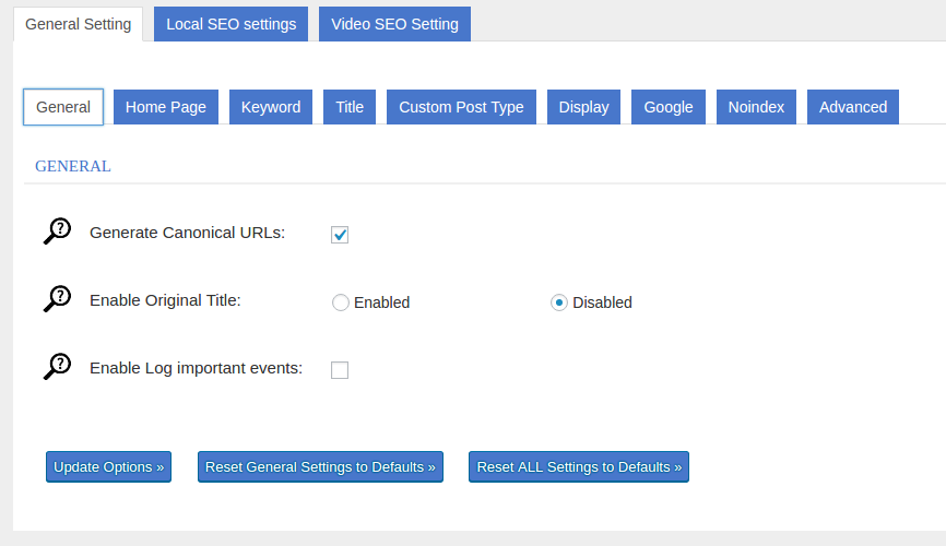 SEO Breeze wordpress plugin dashboard