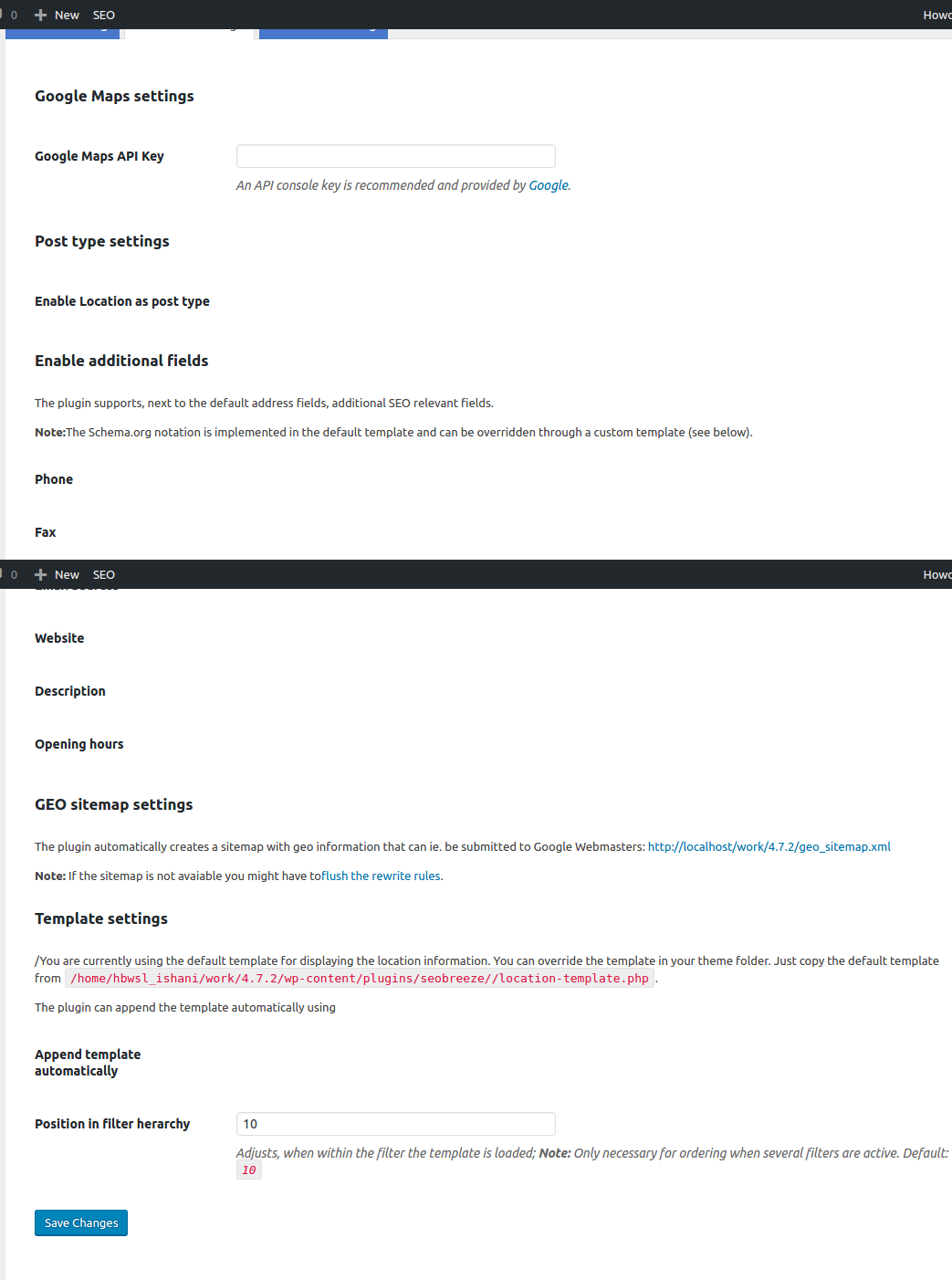 Seo breeze wordpress plugin