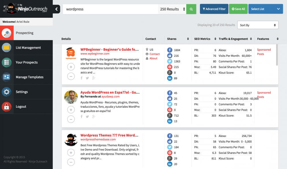 Ninja Outreach: The Awesome New Tool To Make Your Outreach Easier