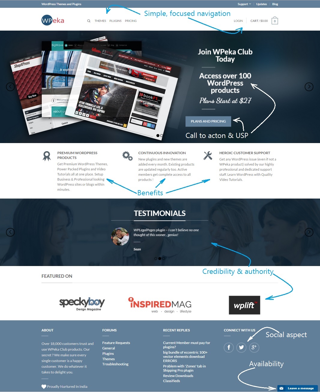 WPEka Club Home Page