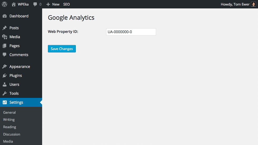 Yoast Google Analytics