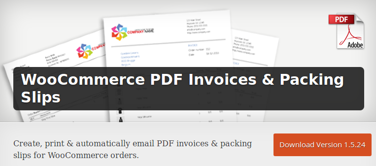 WooCommerce PDF Invoices & Packing Slips