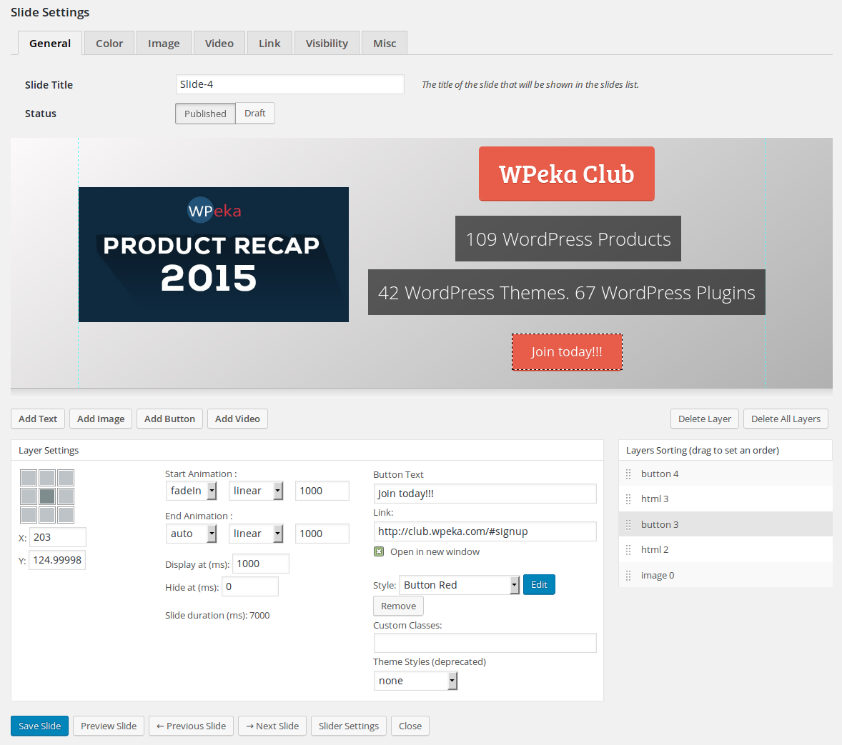 MotoPress Slider - Slide Settings