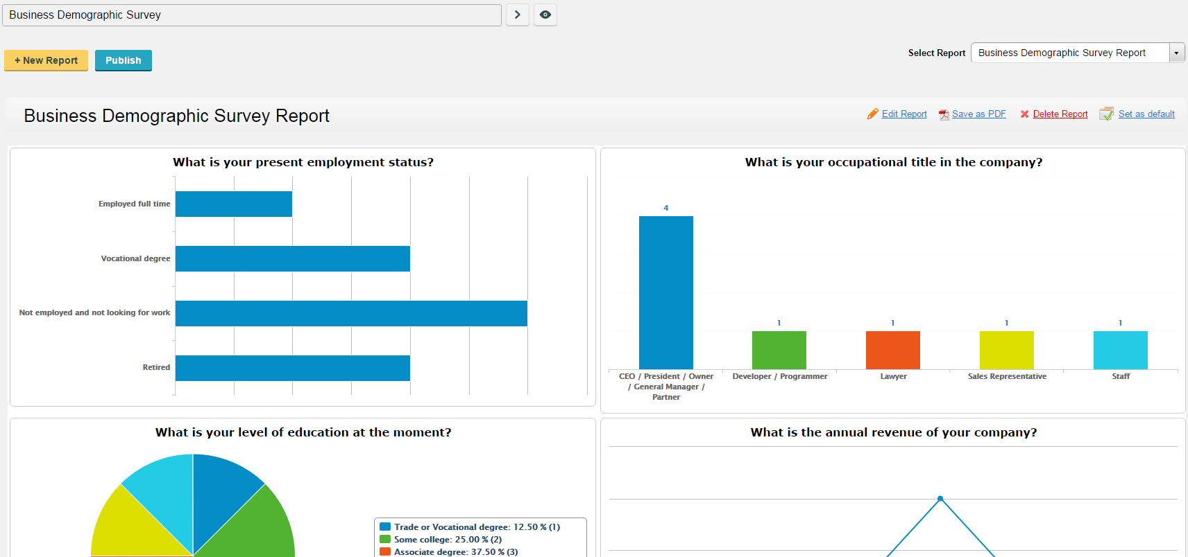 super-powered forms & engaging surveys CaptainForm - Reports