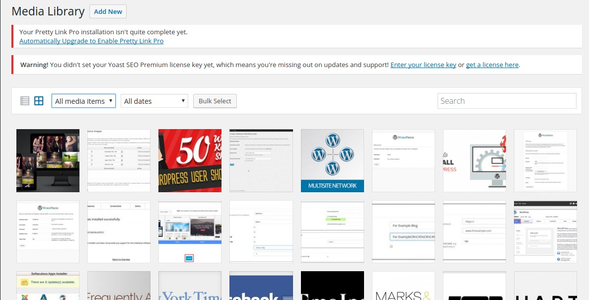 WordPress Image Optimization Media Library 