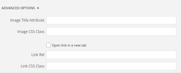 Advance Image Settings