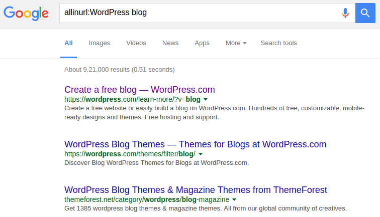 Allinurl: advanced google search tips and tricks 2016