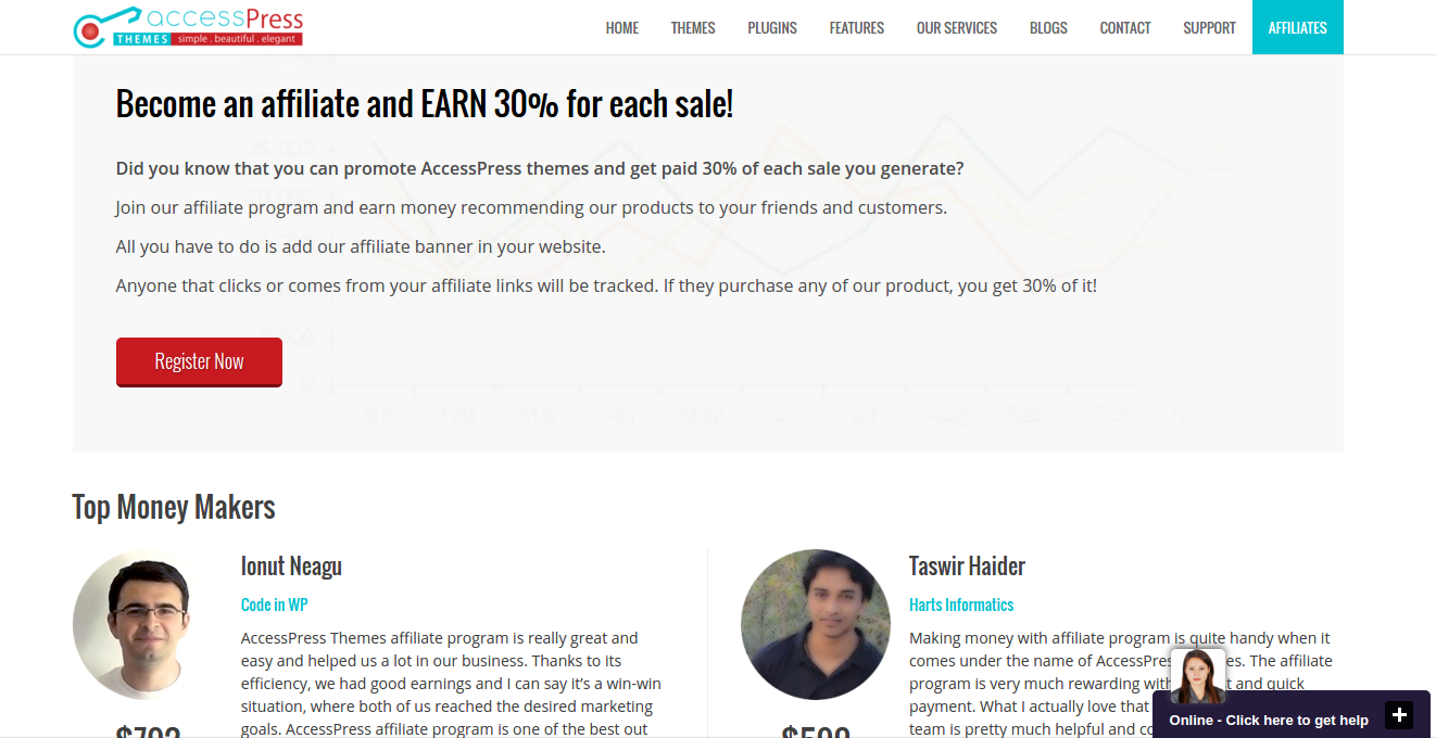 Affiliate Program_AccessPress Themes
