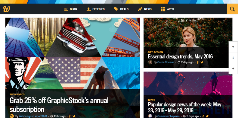 web designer depot sreenshot