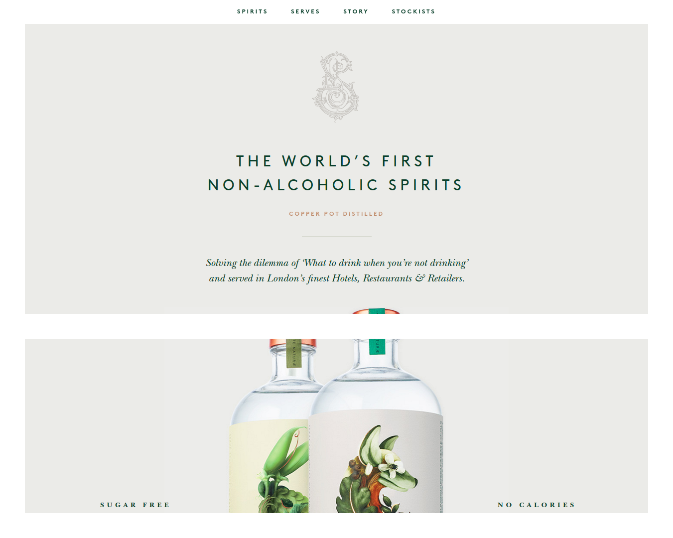 small typography seedlipdrinks