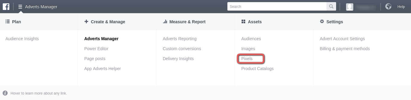 create a facebook retargeting pixel