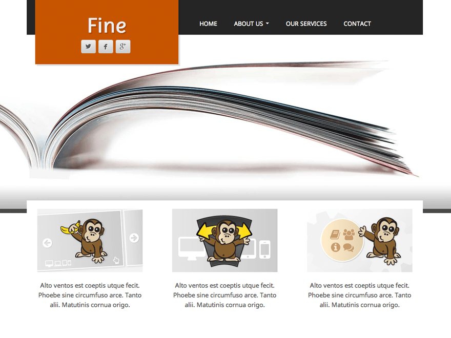 wordpress themes for content marketing - fine