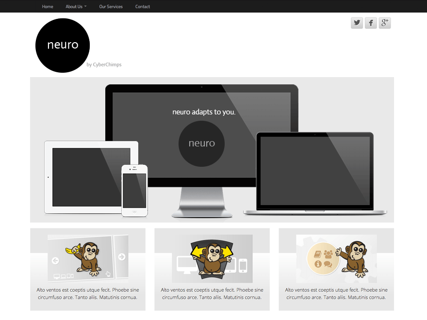 wordpress themes for effective content marketing - neuro
