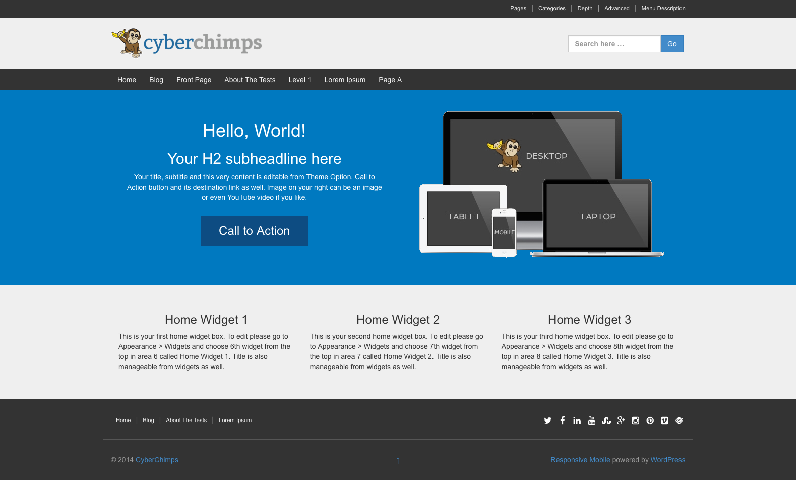 wordpress themes for effective content marketing - responsive - ii