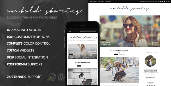 best personal blog wordpress themes - fashion blog 