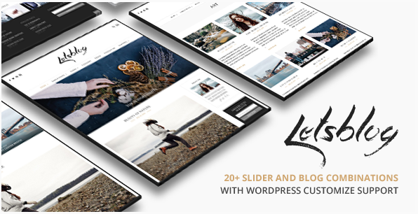 best personal blog wordpress themes - lets blog