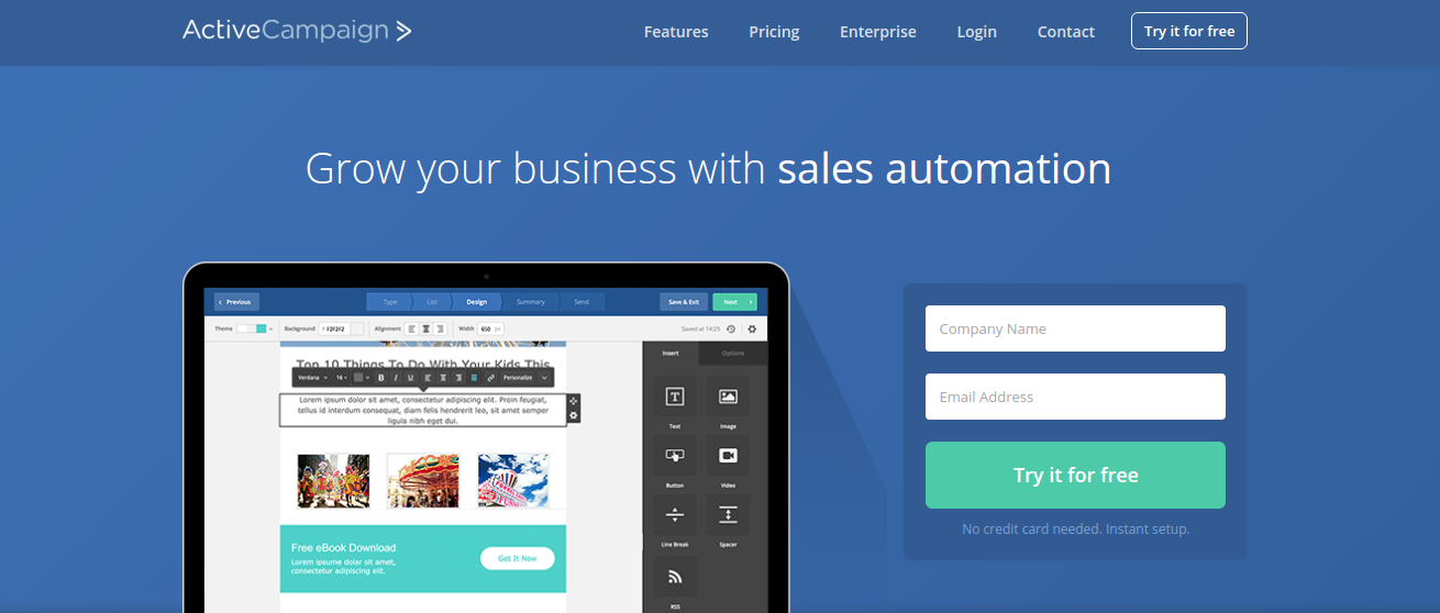Email Marketing Service for Small Enterprises - activecampaign