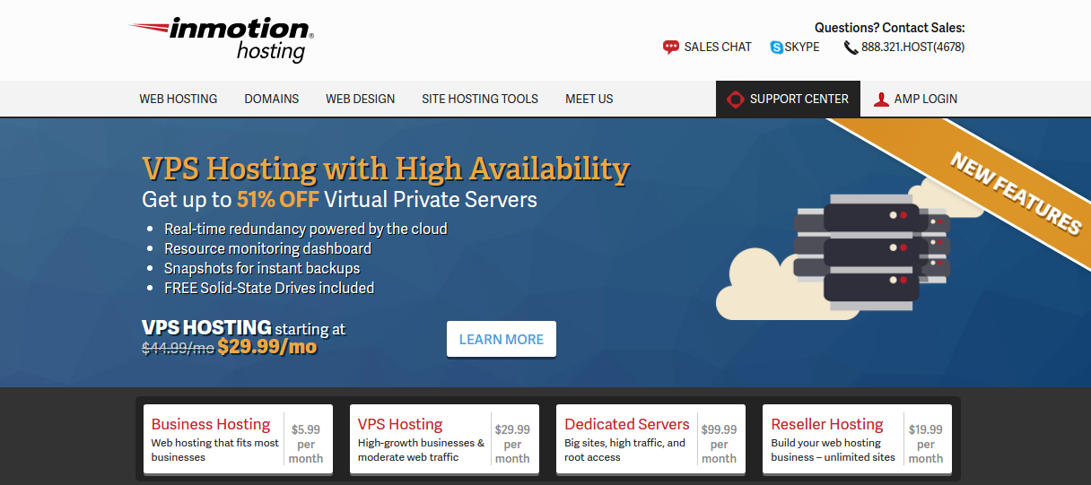 Inmotion Hosting - VPS hosting provider