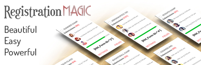 RegistrationMagic - WordPress custom registration form plugin