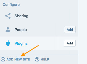 adding multiple sites in calypso