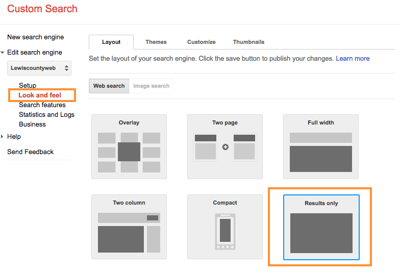 custom-search-display-configuration