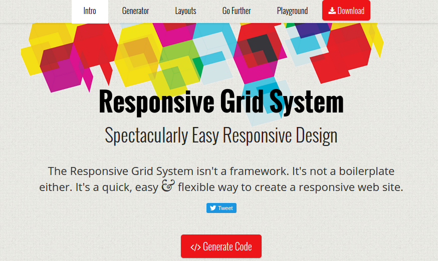 best CSS3 frameworks - responsivegridsystem