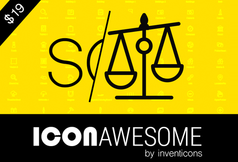 mega deals - flat icons set