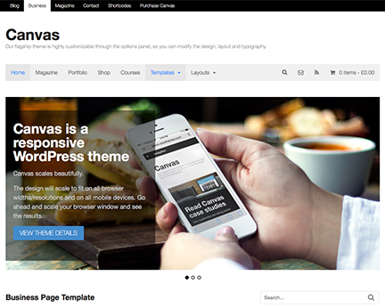 canvas-wordpress-theme
