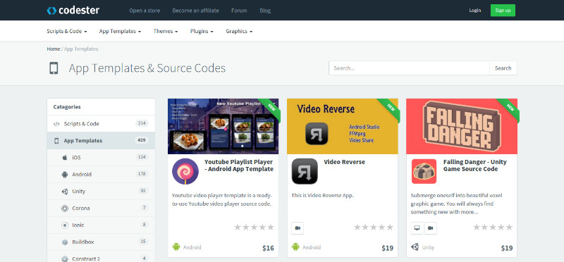 codester-app-templates-section