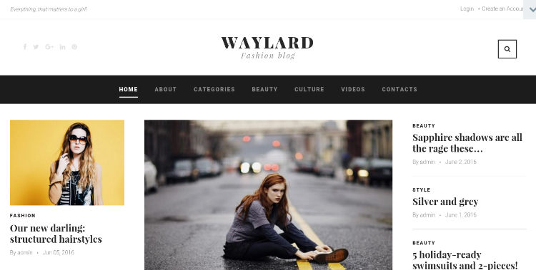 waylard theme