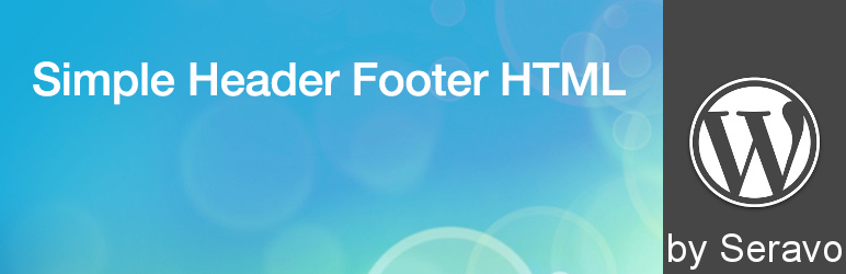 Simple insert Header Footer HTML