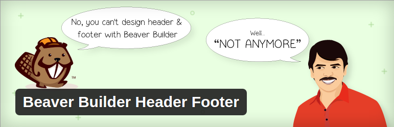 Beaver Builder insert Header Footer