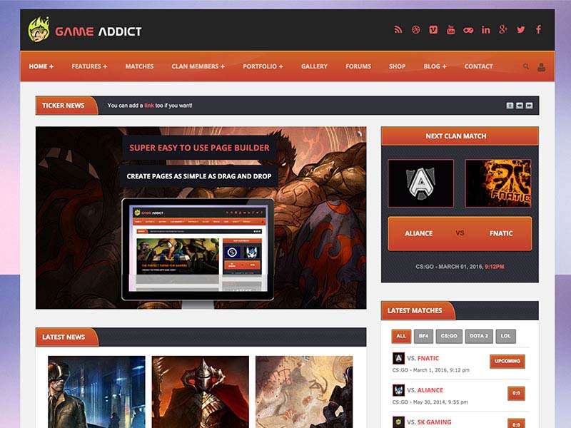 Best WordPress Gaming Themes 2017 | Game Addict