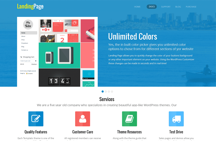 Landing Page WordPress Themes | LandingPage