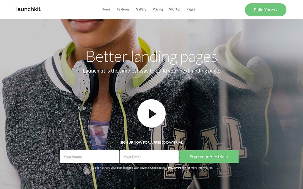 Landing Page WordPress Themes | Launchkit