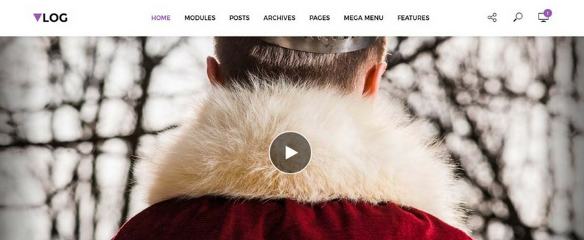 Vlog – An Amazing Magazine/Video Blog WordPress Theme