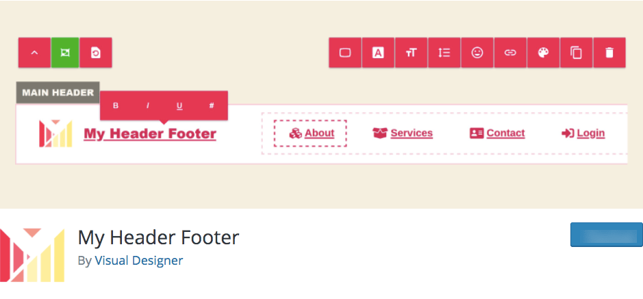 VD - Insert header and footer