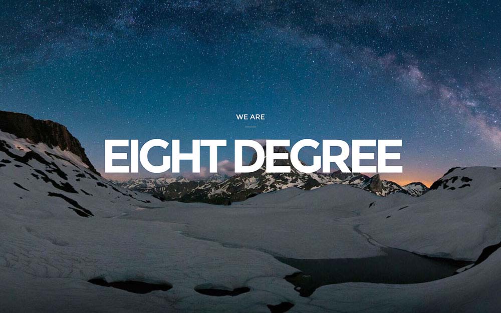 Parallax Scrolling WordPress Themes | Eight Degree