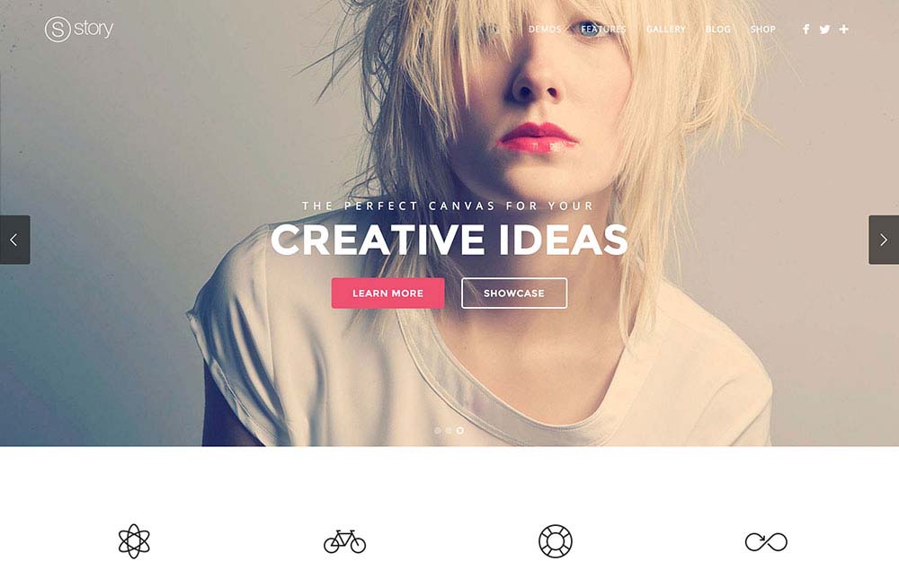 Parallax Scrolling WordPress Themes | Story