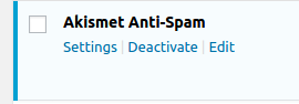 deactivate plugin